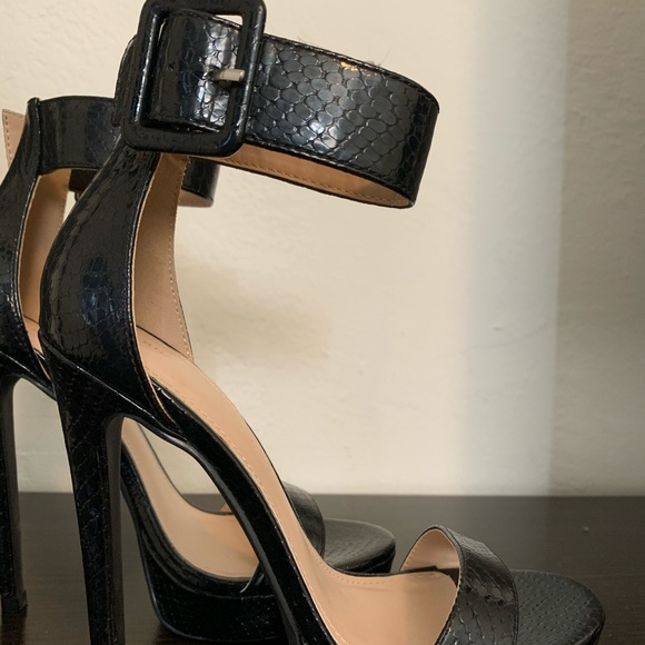 Shoe Republic LA Ankle Strap Heels - Picture 4 of 5